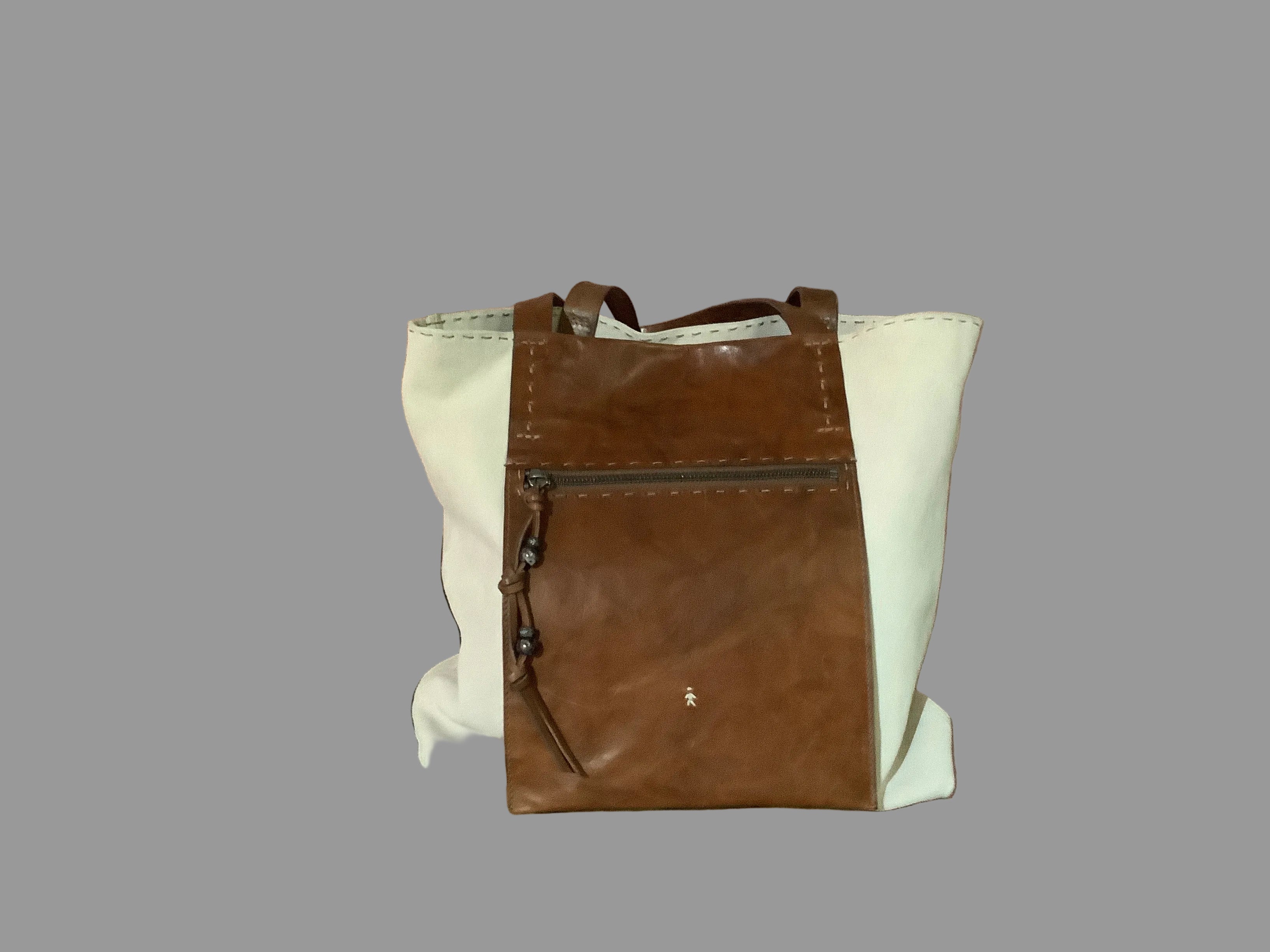 Suede Pocket Tote