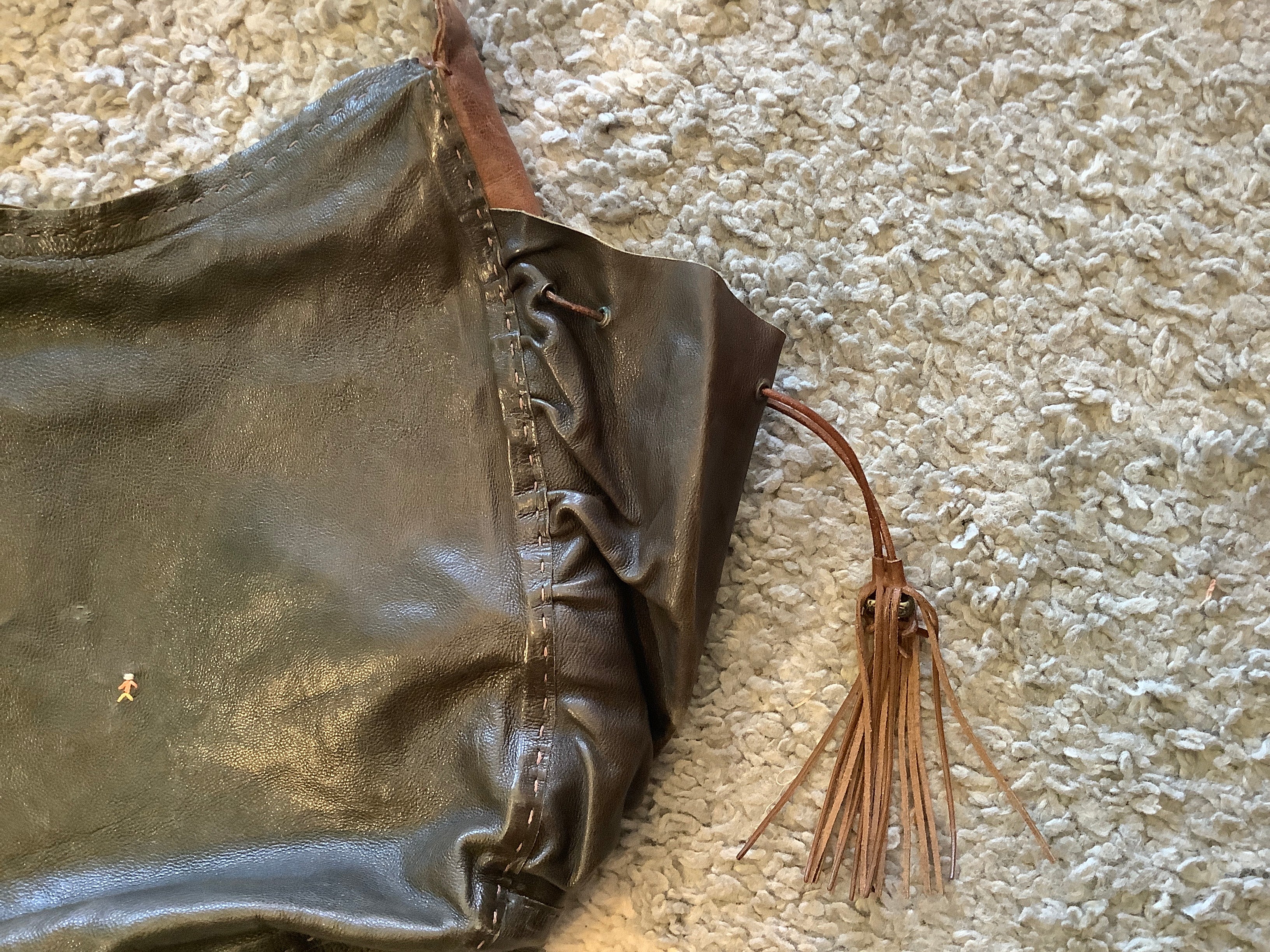 Rare Vintage Henry Beguelin Hobo Heart Bag