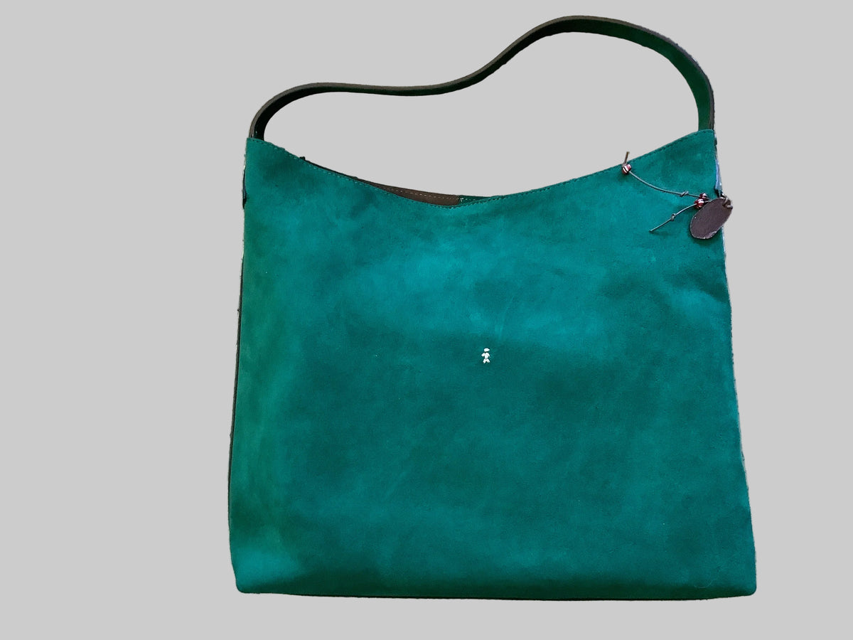 Archival Treasure Henry Beguelin Suede Tote