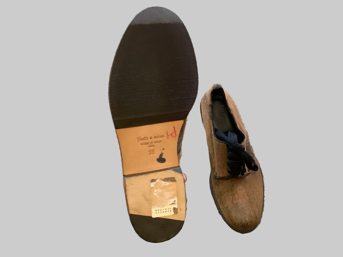 Rare Vintage Henry Cuir Derby Shoes