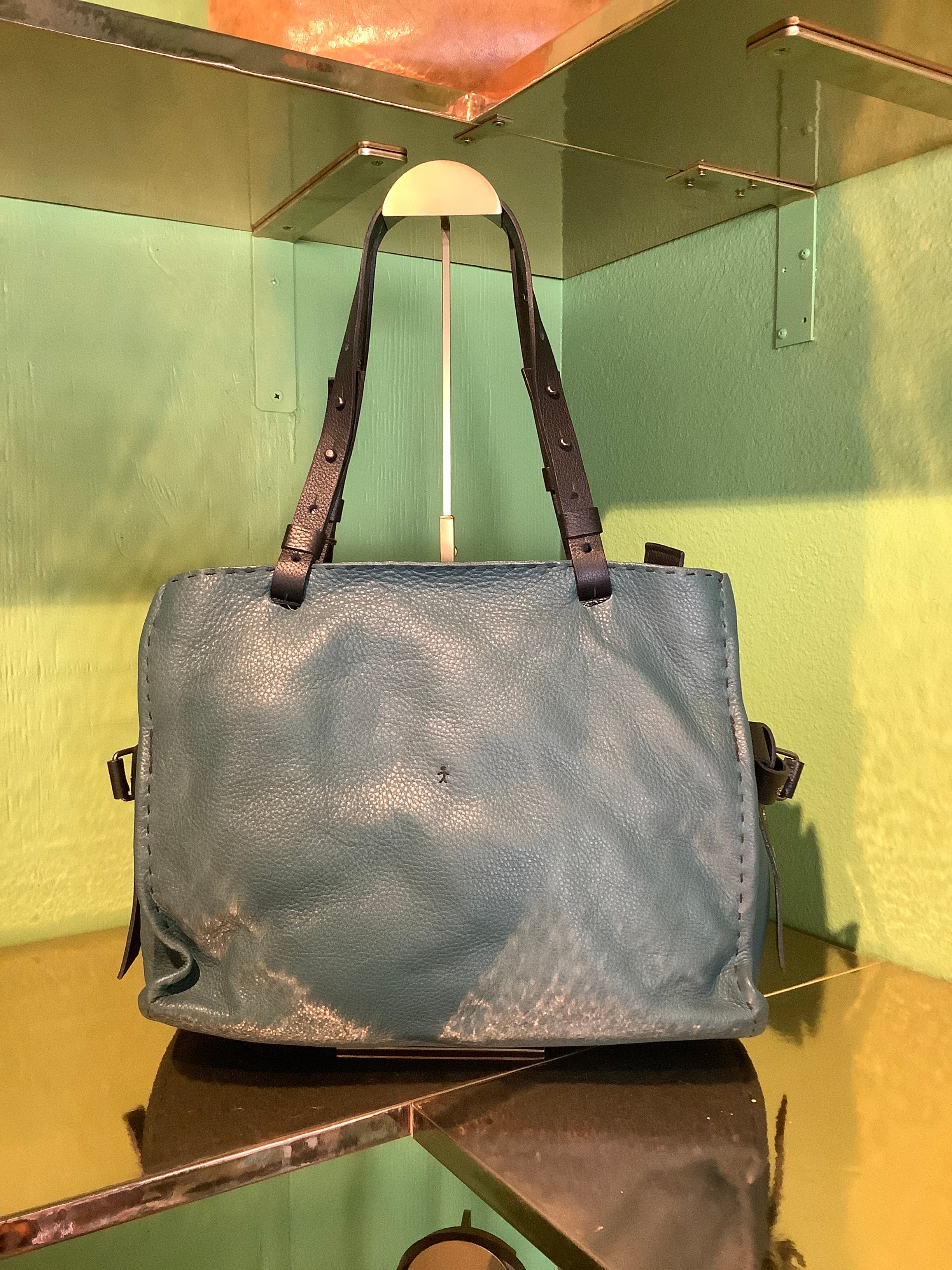 Baltico Nero, Blue and Black Large Tote