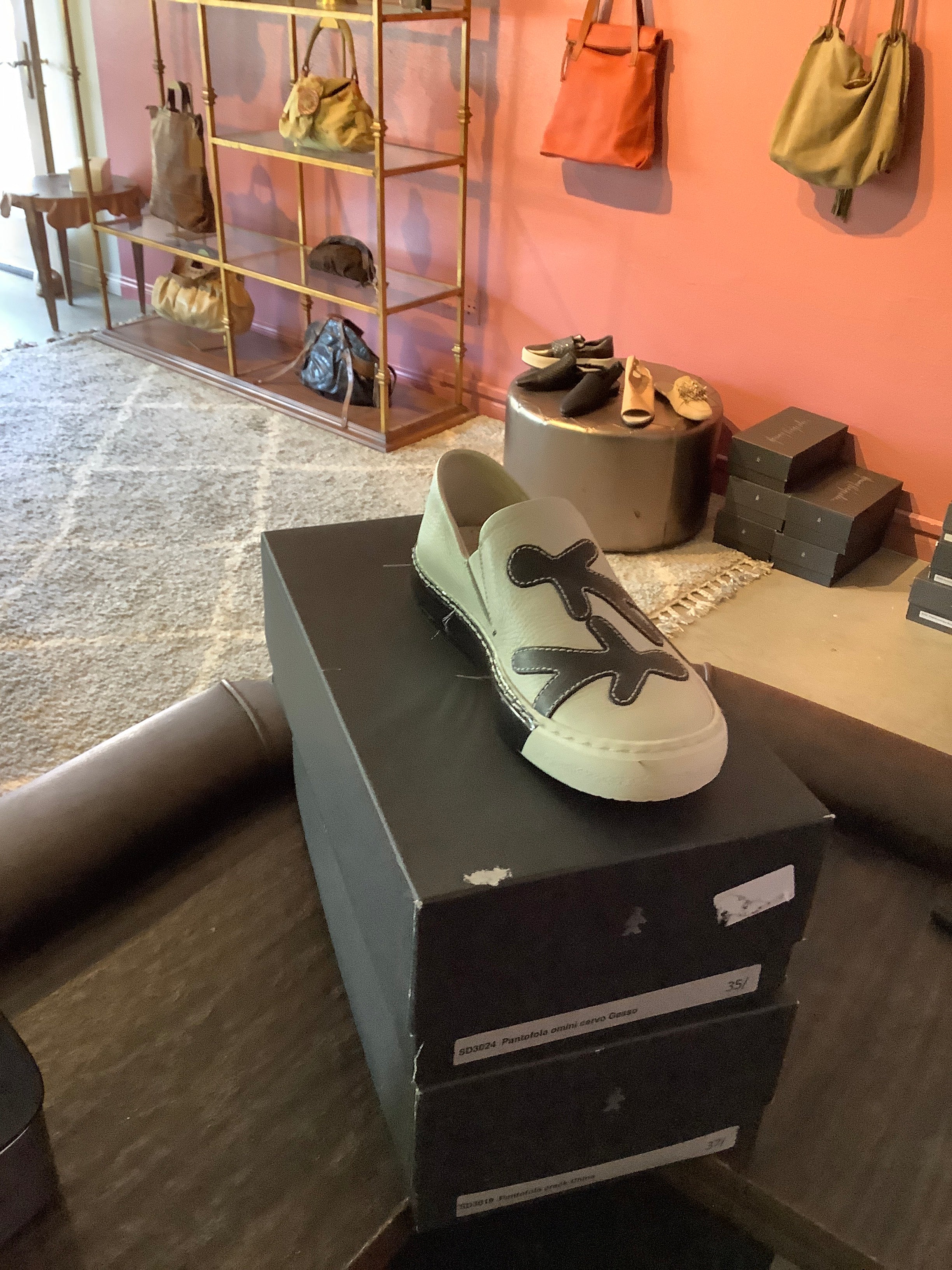 Pantofola Omni Cervo Gesso