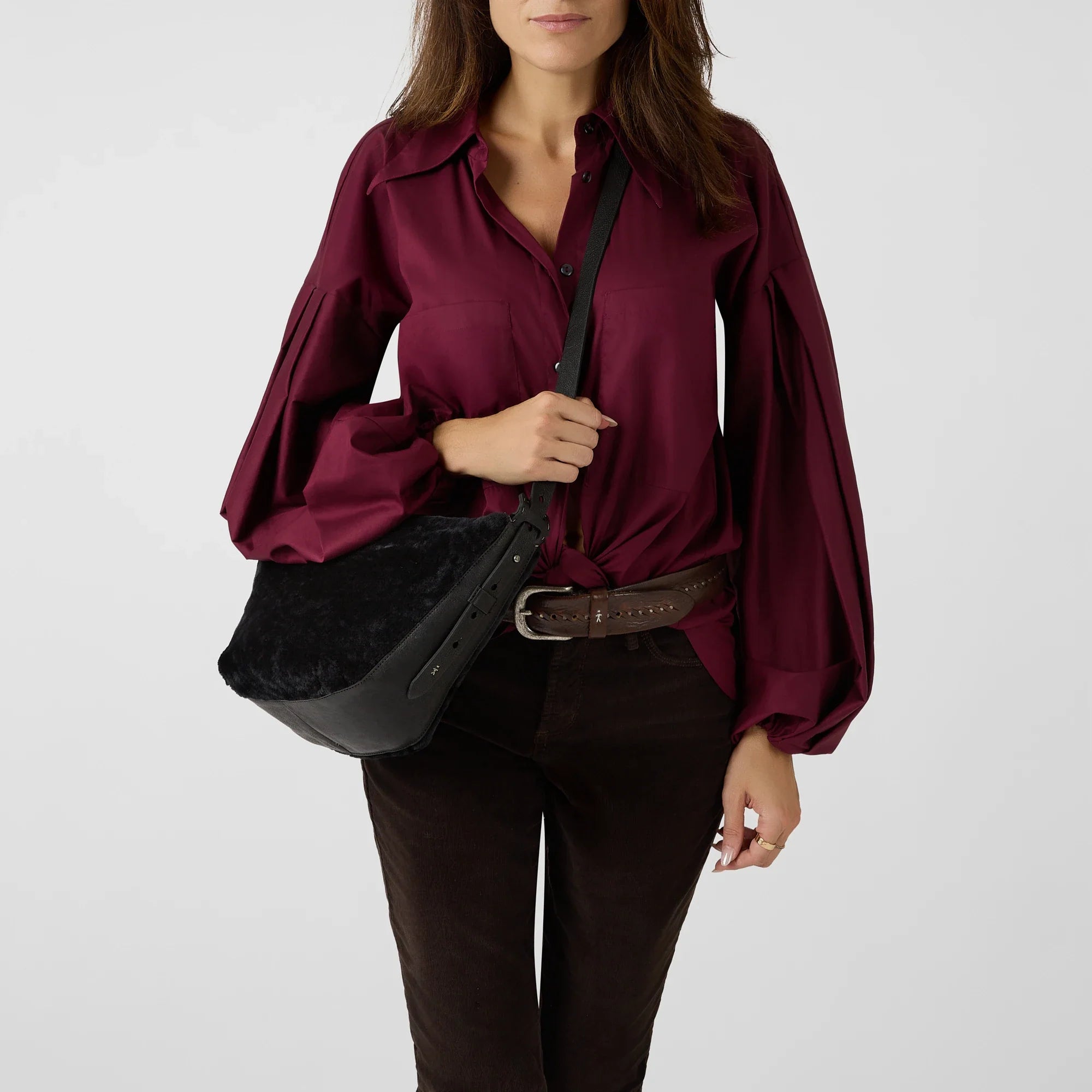 Ilenia S Shearling Bag