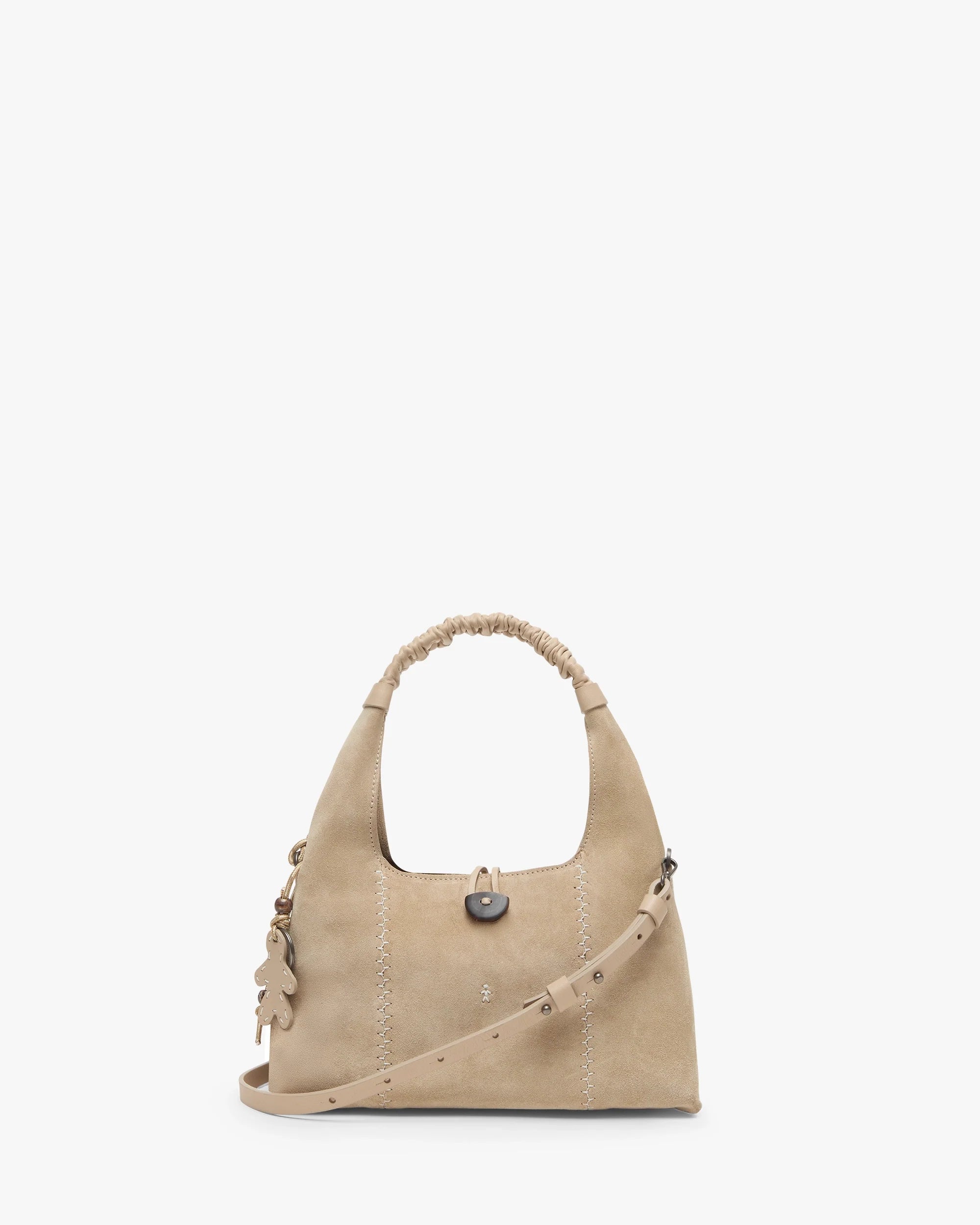 Paige Micro Suede Shoulder Bag