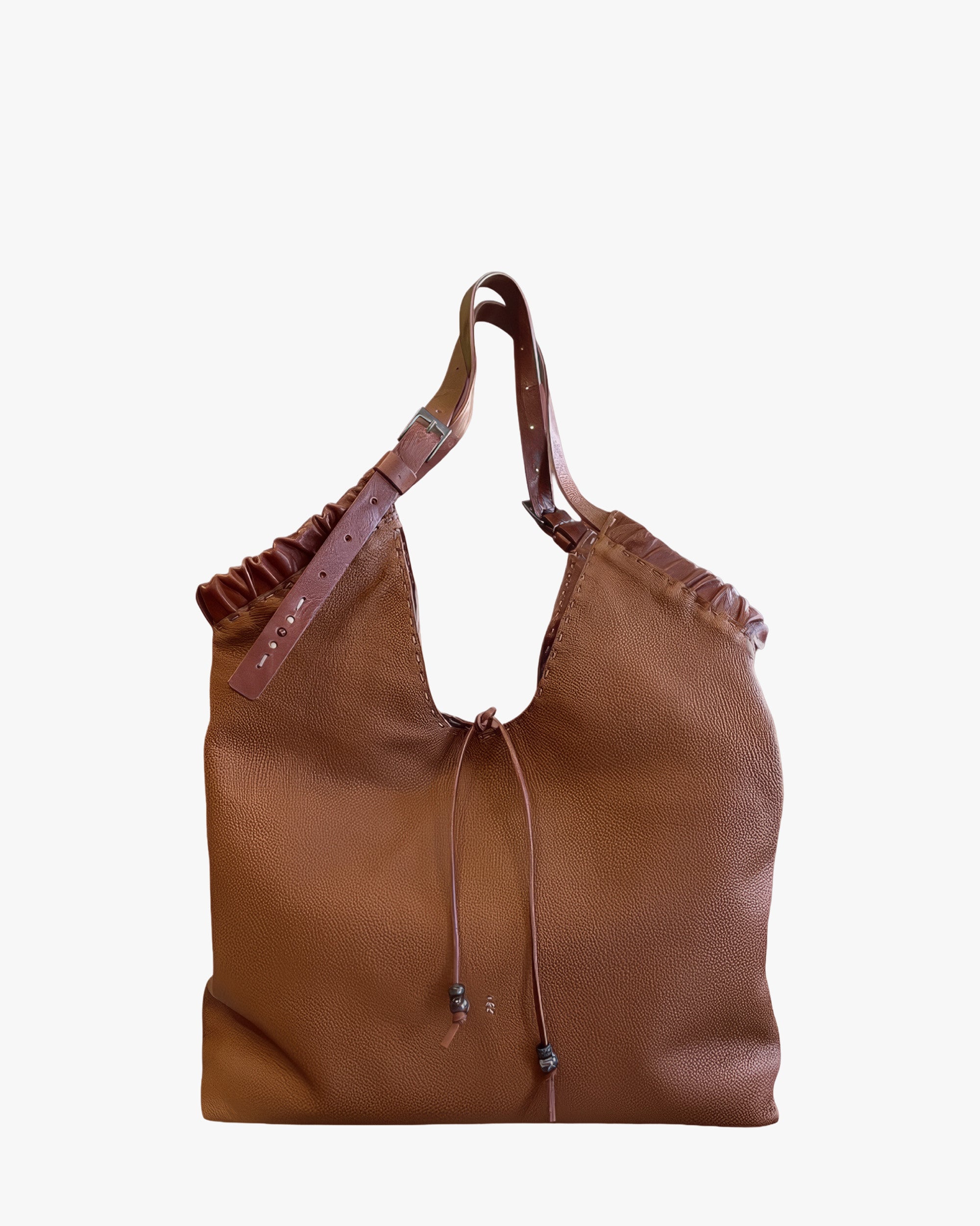 Brandy Buckle Cinch Tote Bag