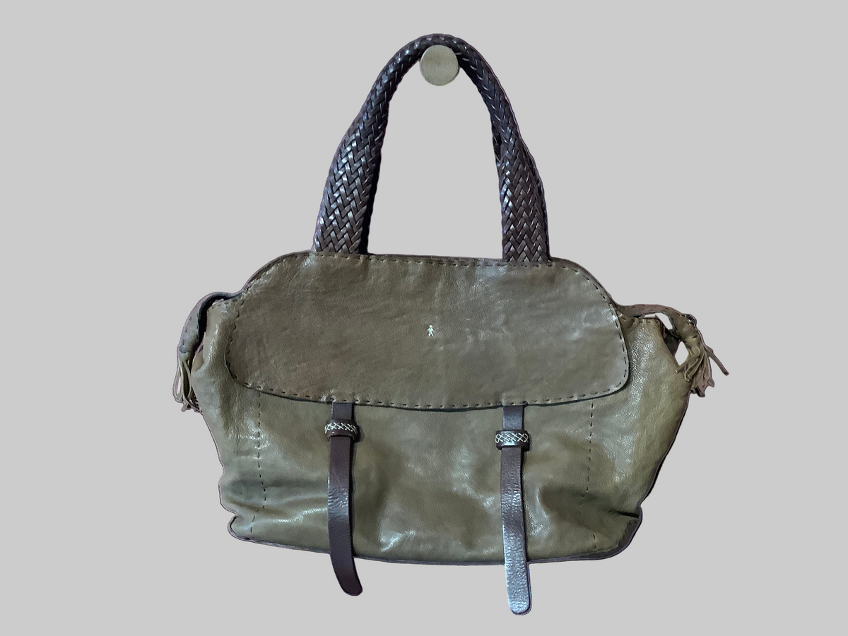 Rare Vintage Light Brown Large Handbag