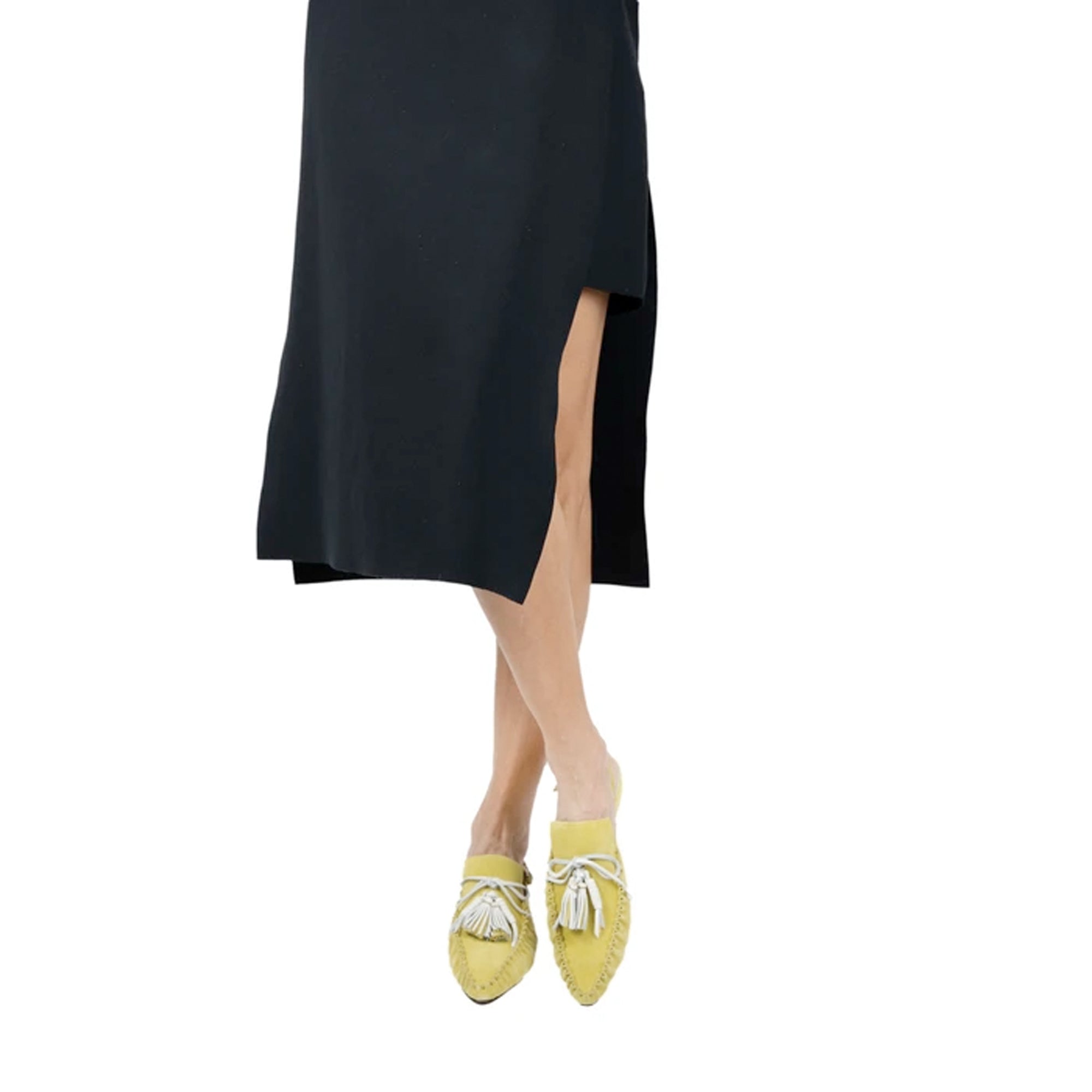 Slingback Moccasin Suede Curry
