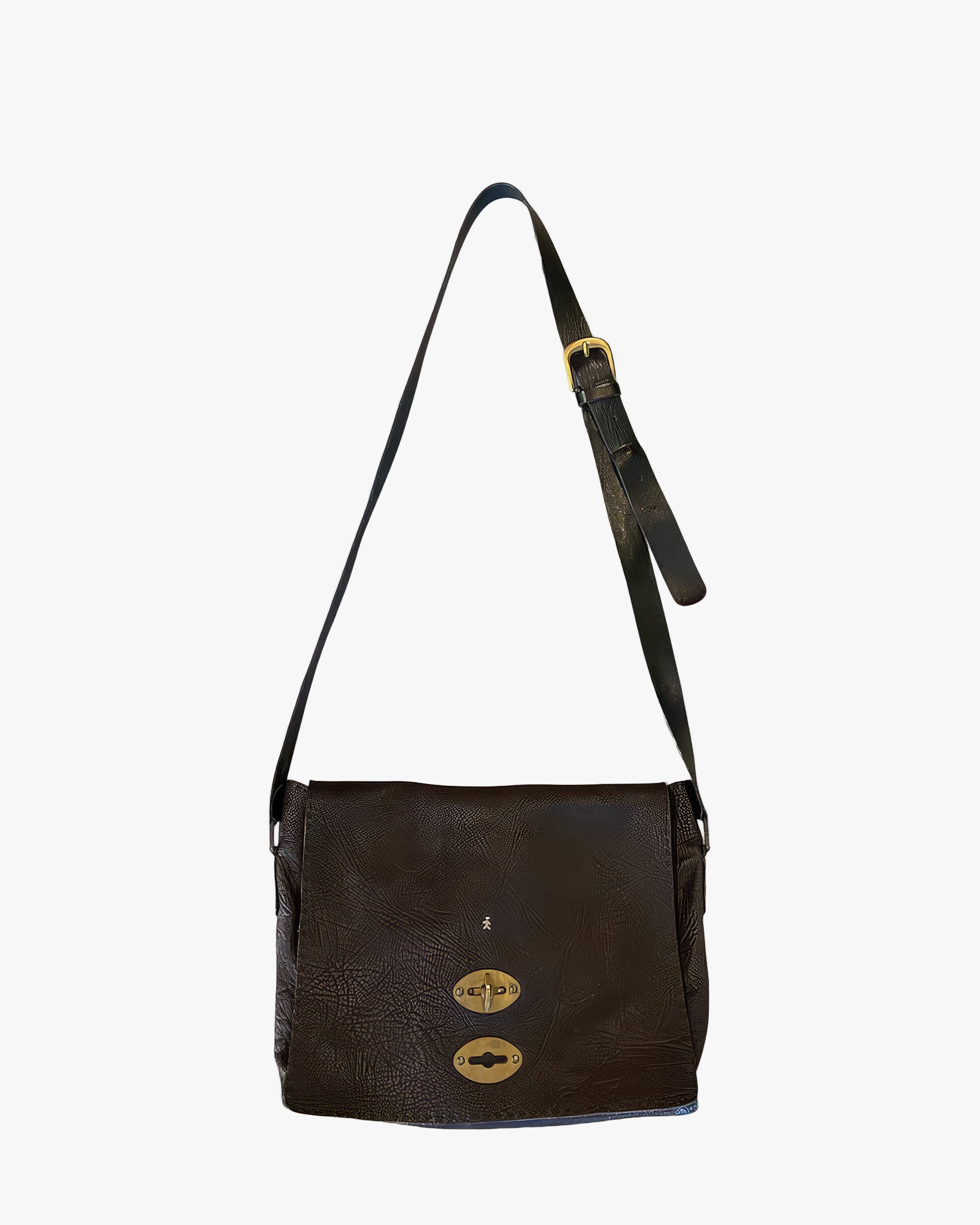 Dark brown satchel