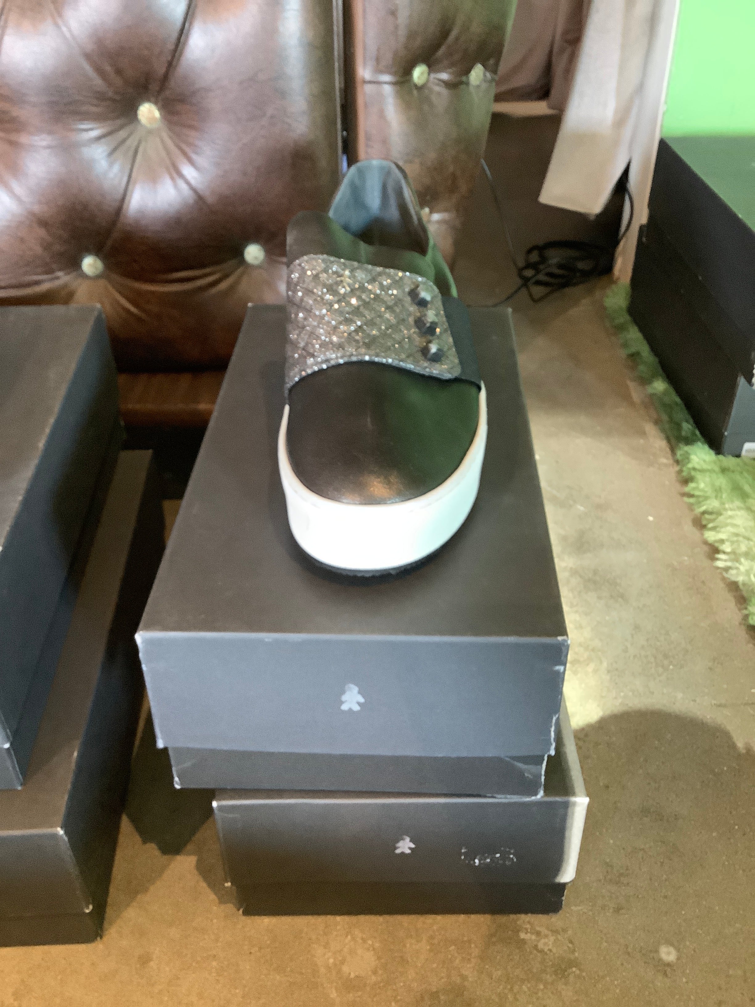 Pantofola Metal Sport Diamond Cenere