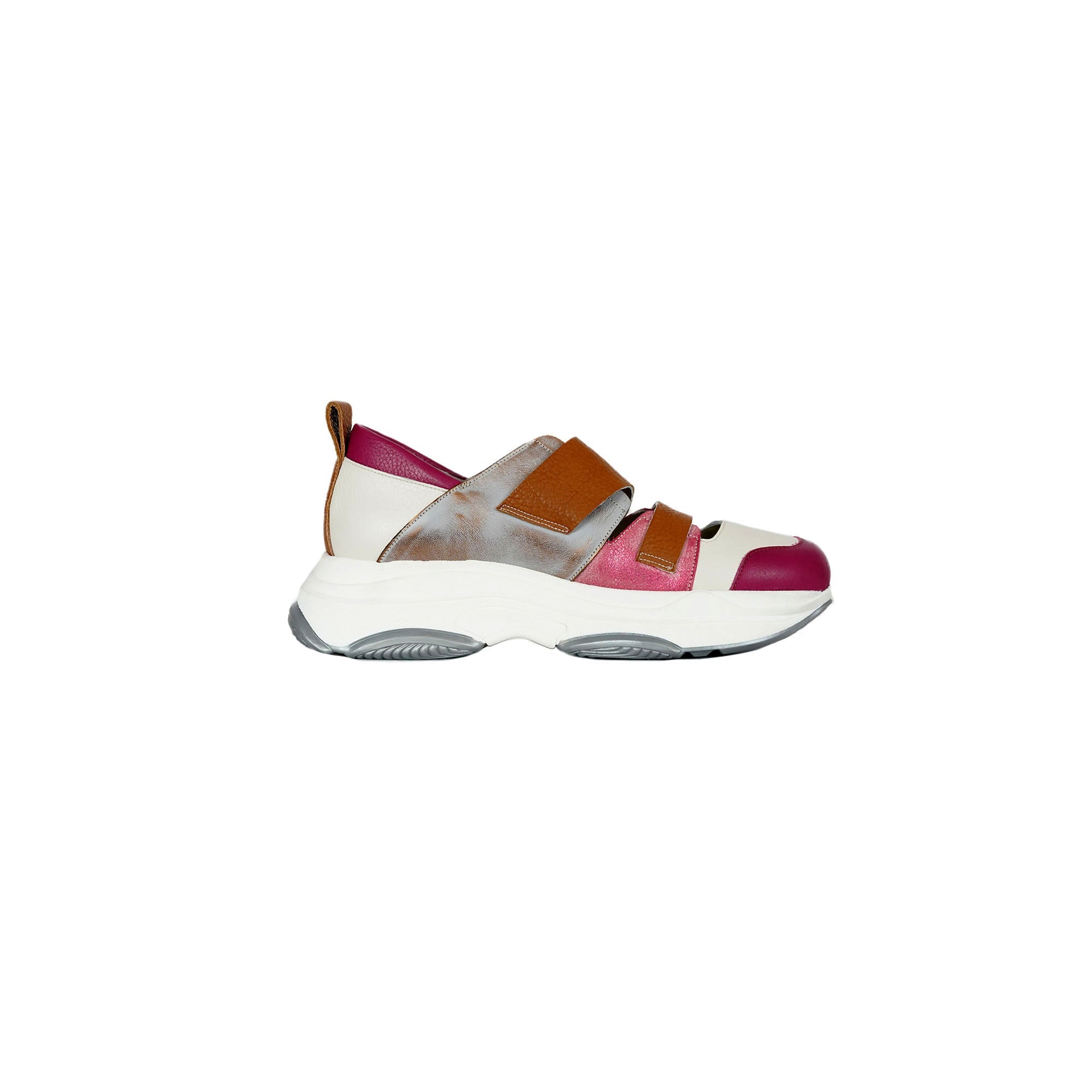 Open-Air Sneaker Cervo/Metal Sport Fuxia