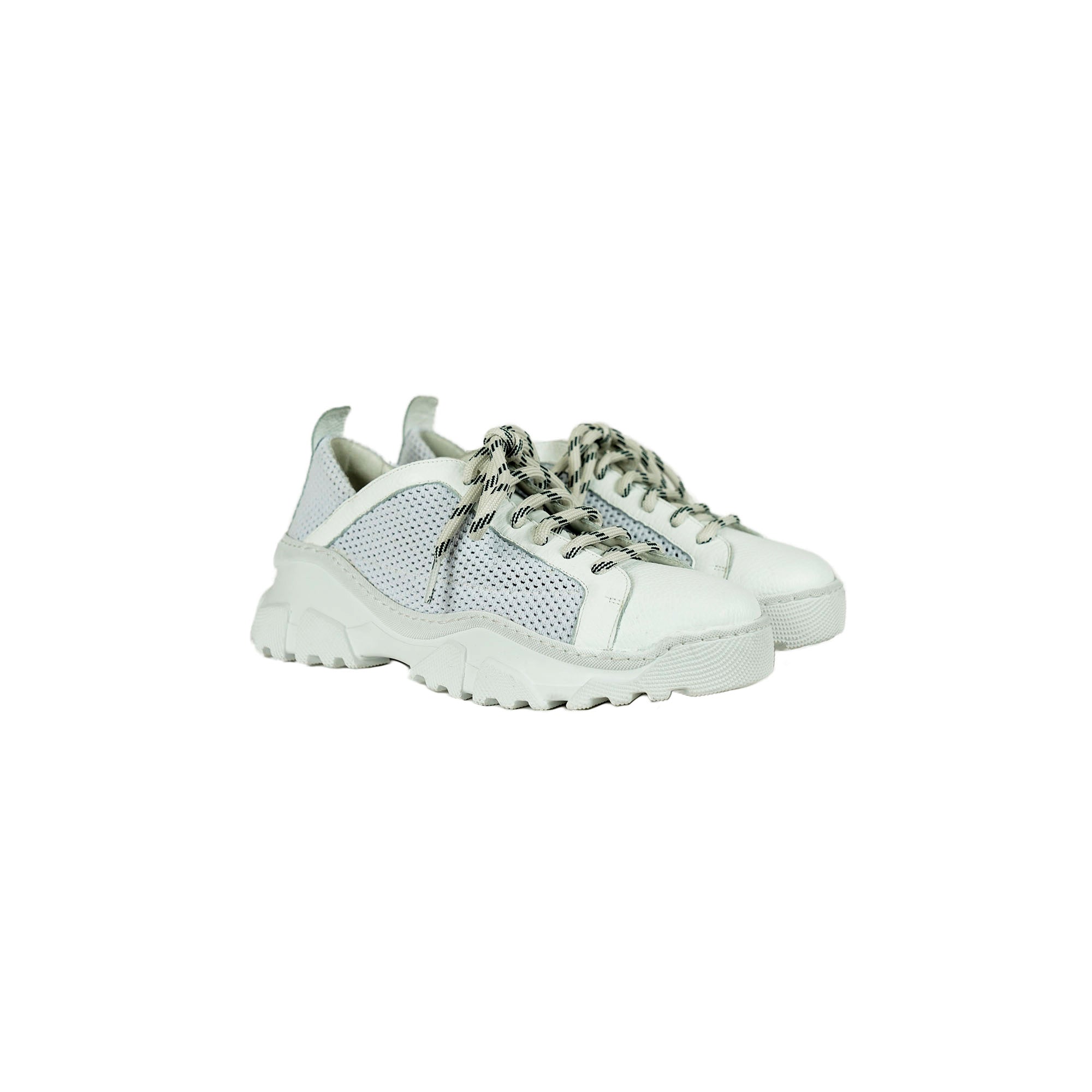Sneaker Rete Stretch Chalk White