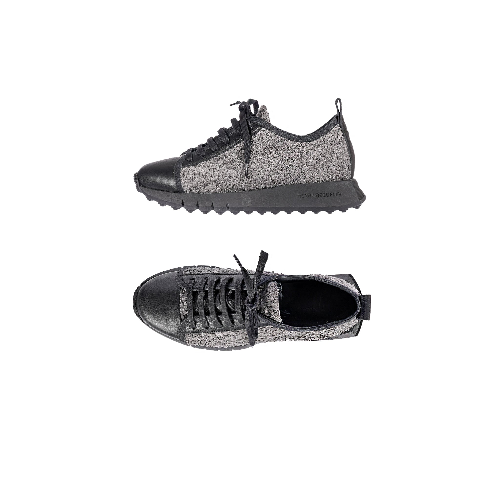 Sneaker Curly Wool Charcoal