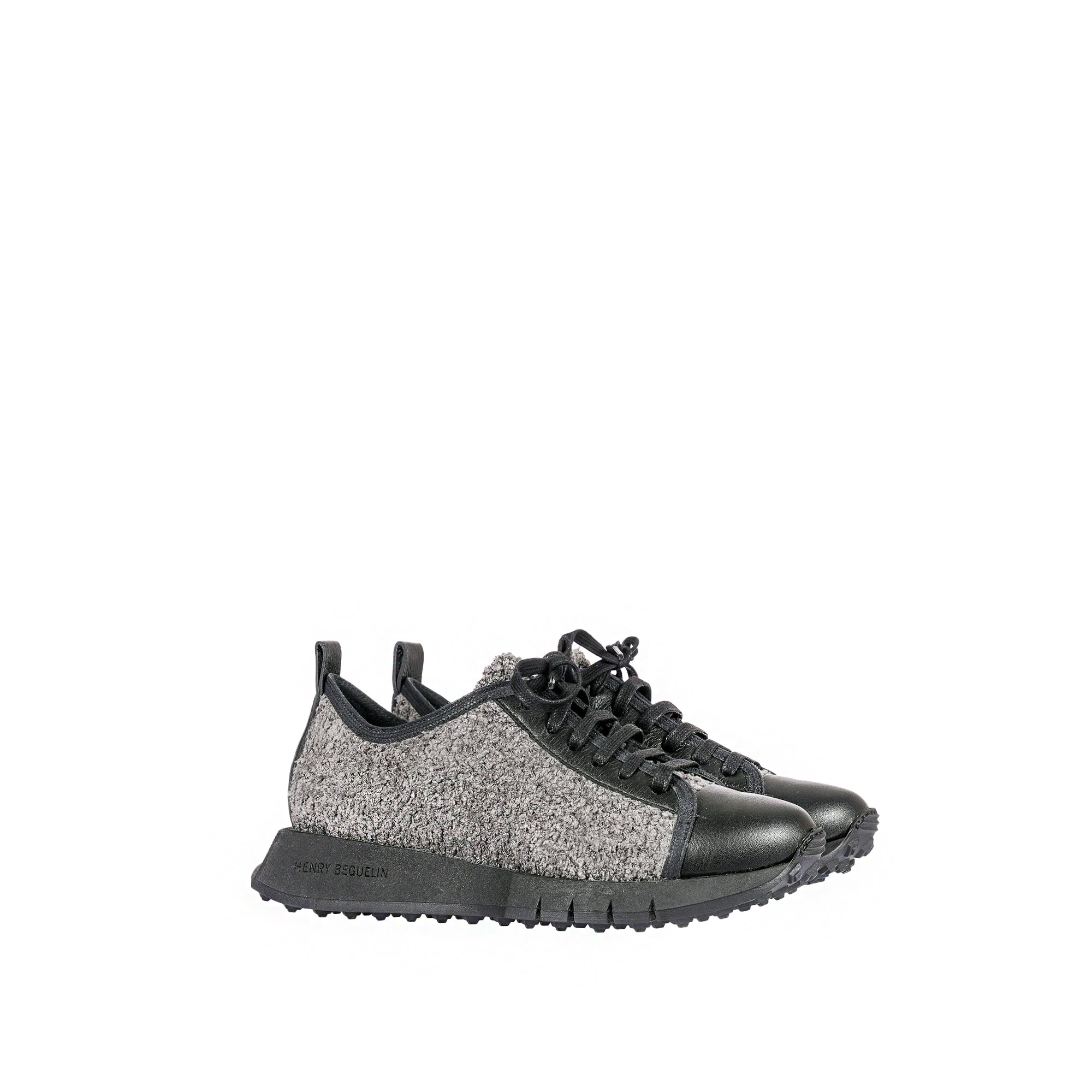 Sneaker Curly Wool Charcoal