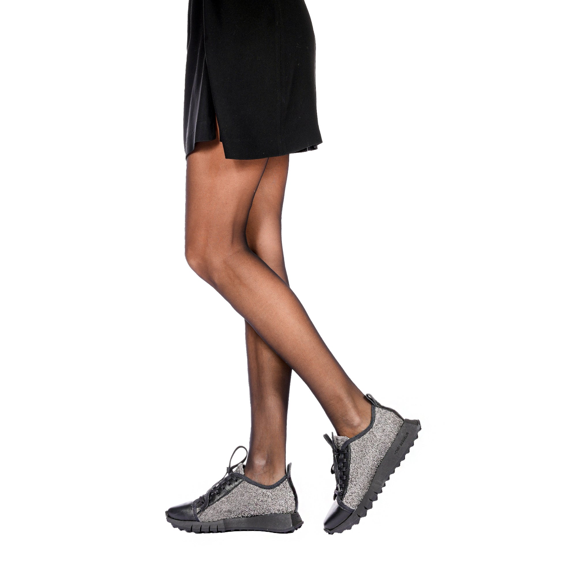 Sneaker Curly Wool Charcoal