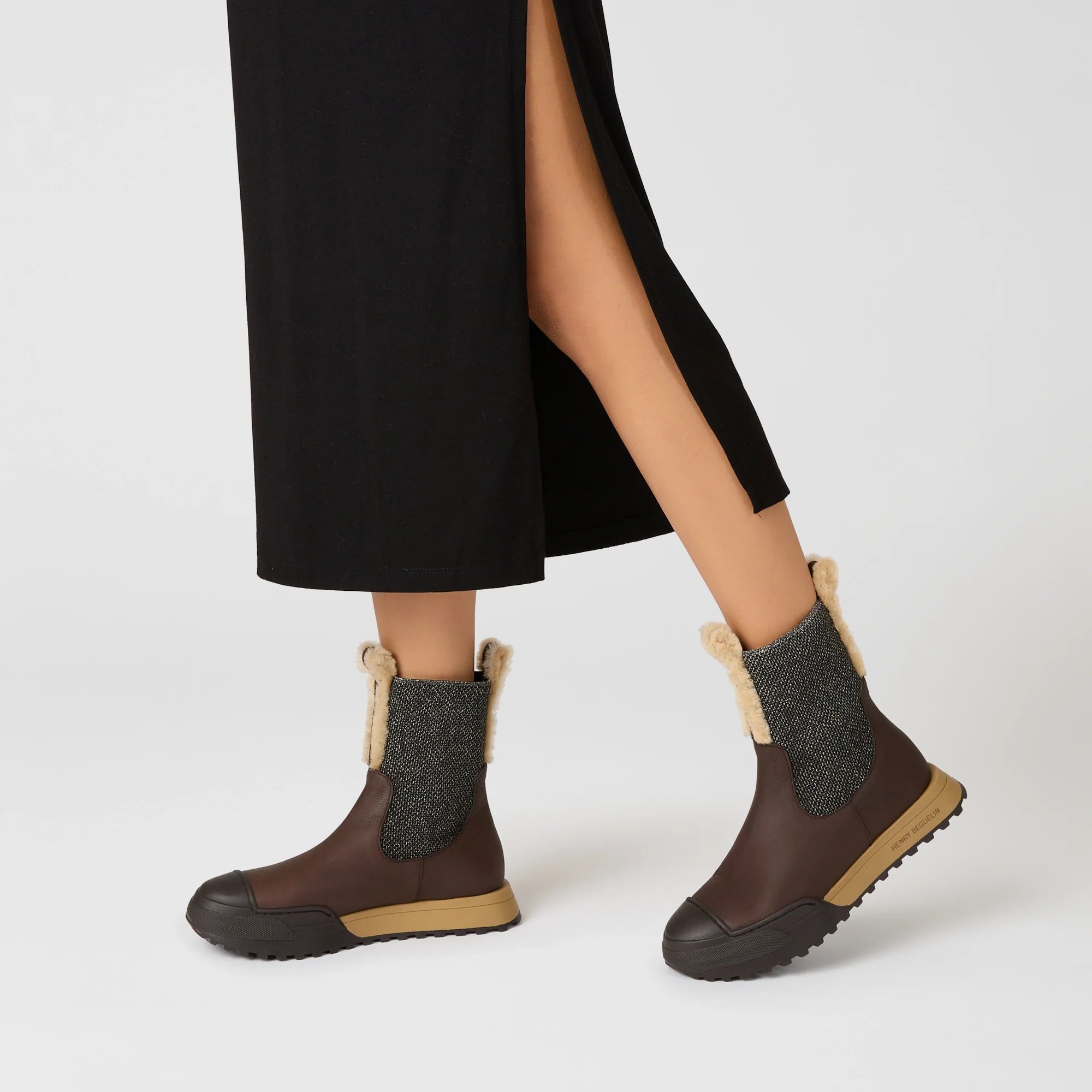 Norton Chelsea Boot with Fur Detail