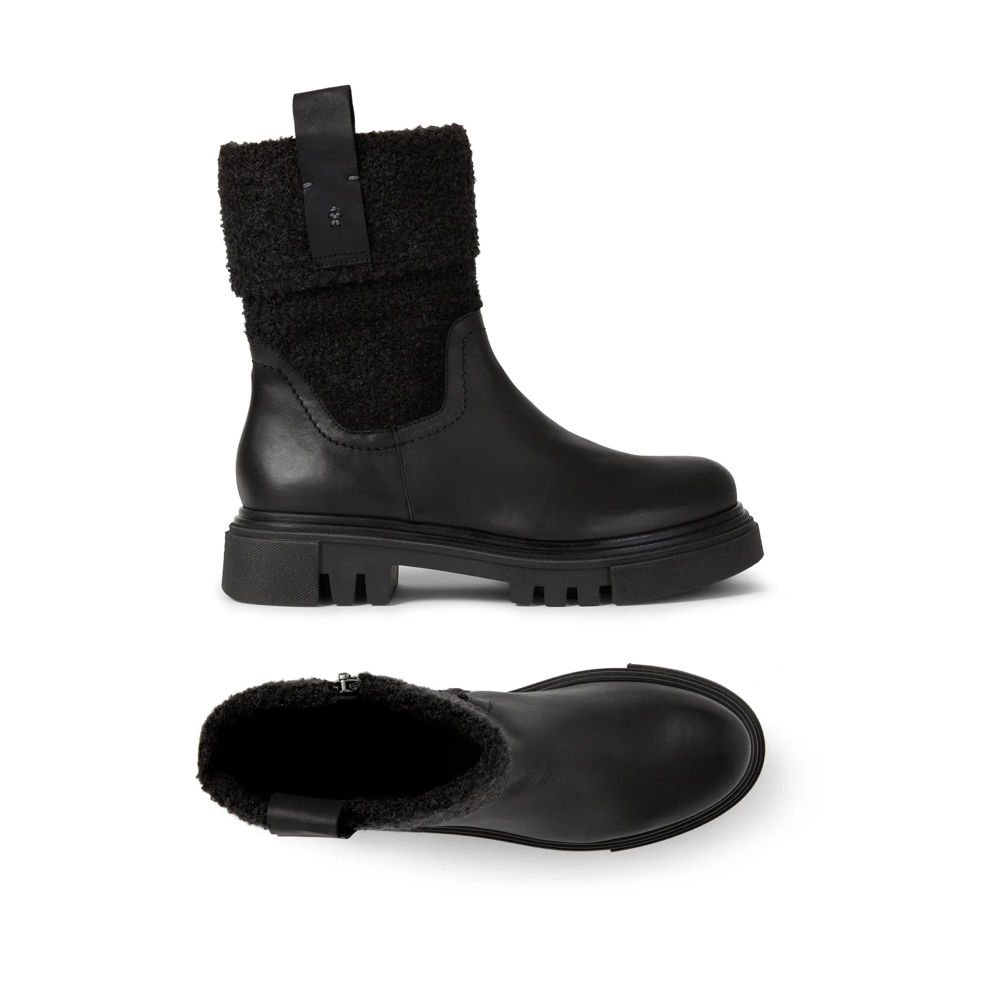 Curly Wool Ankle Boot Norton