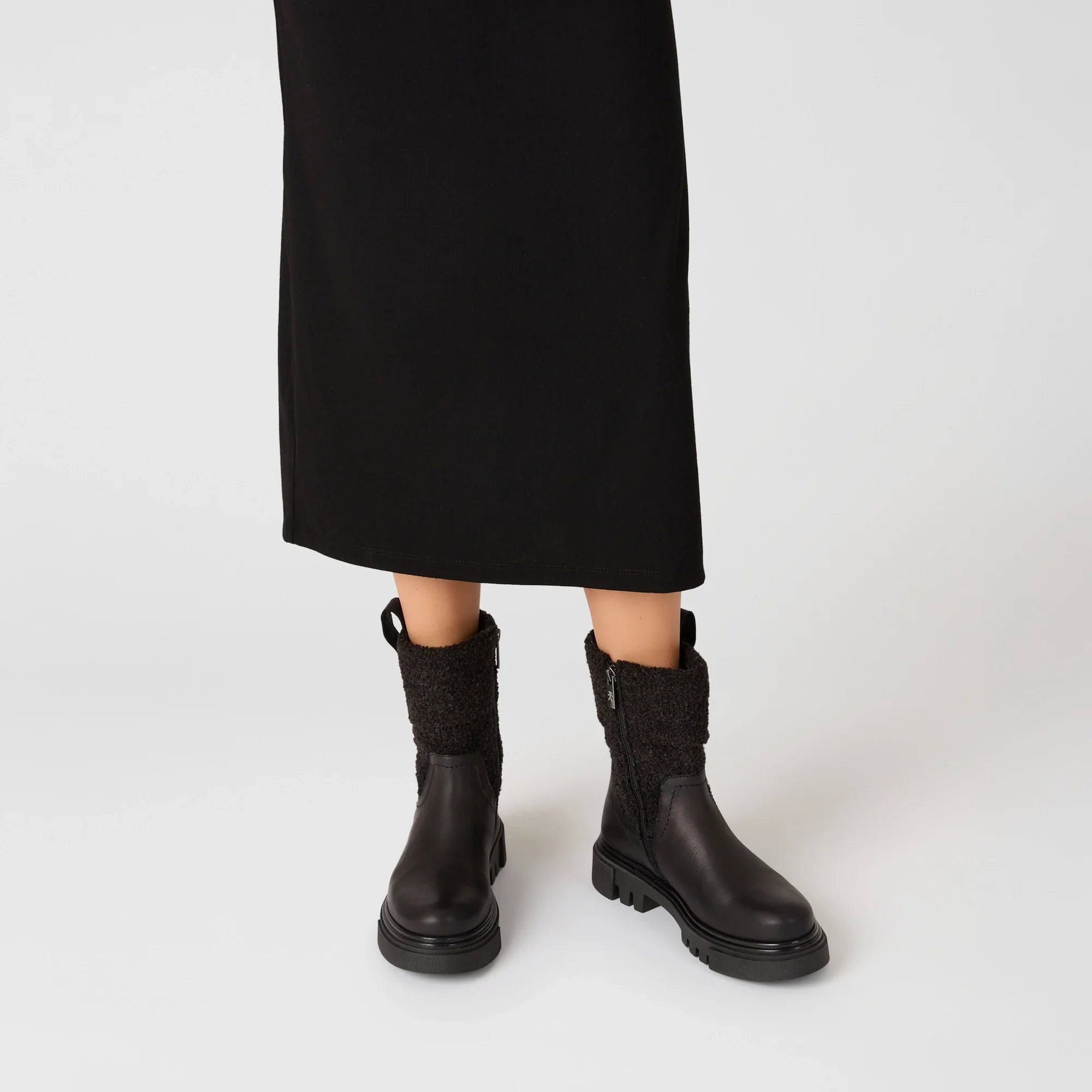 Curly Wool Ankle Boot Norton