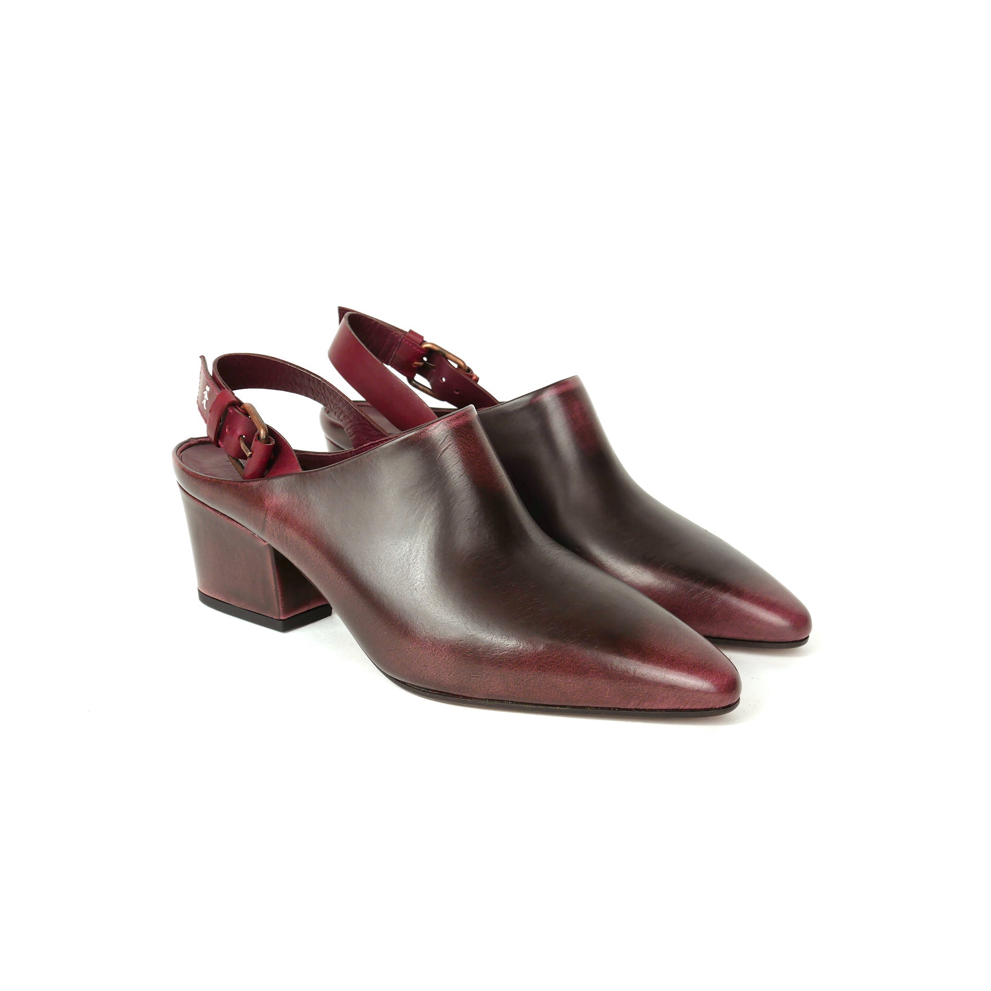 Mid-heel SlingbackSpazzolato Cyclamen ( Fabbrica ? )