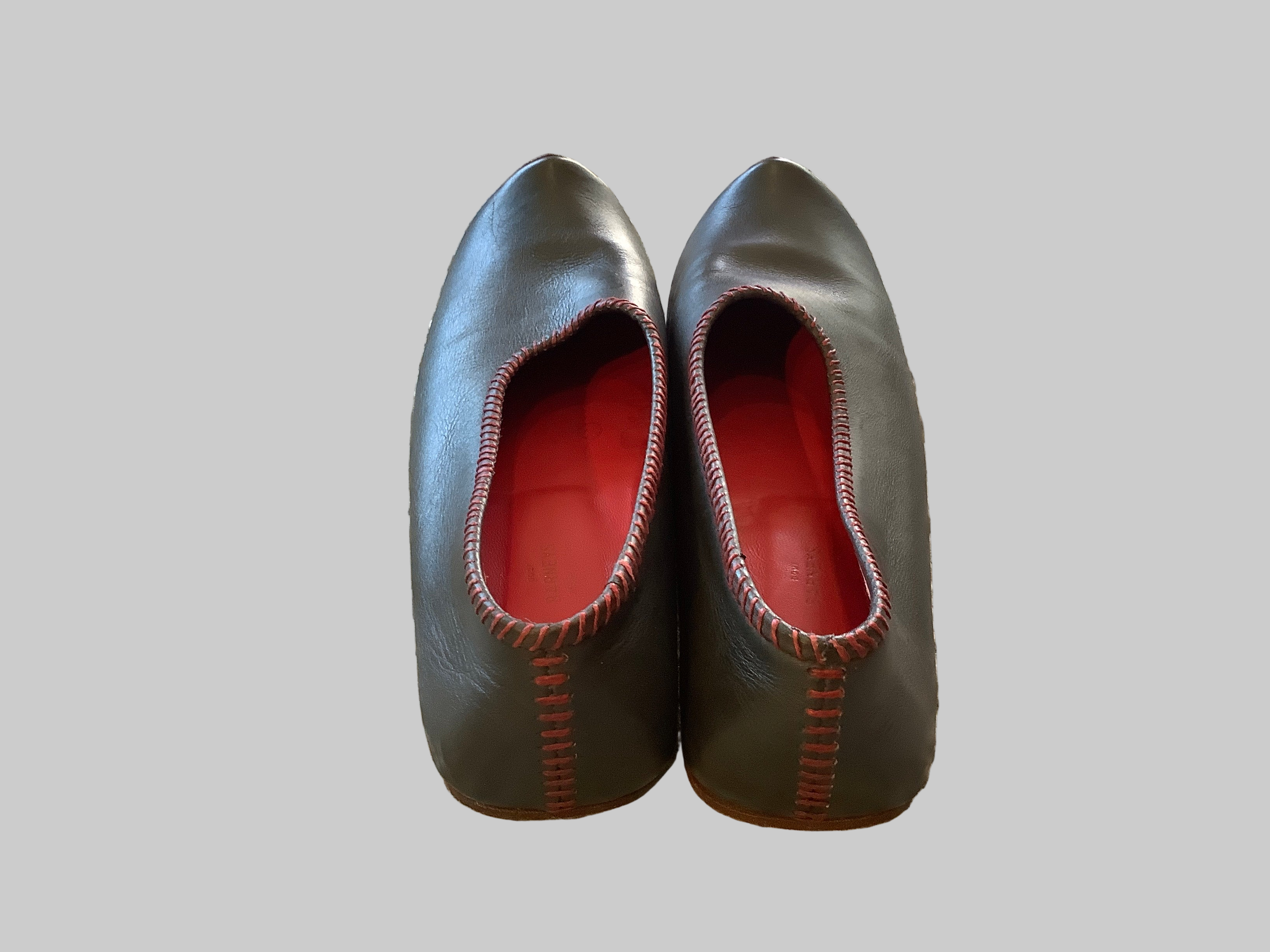 Rare Vintage Henry Cuir Moroccan Babouche Slippers