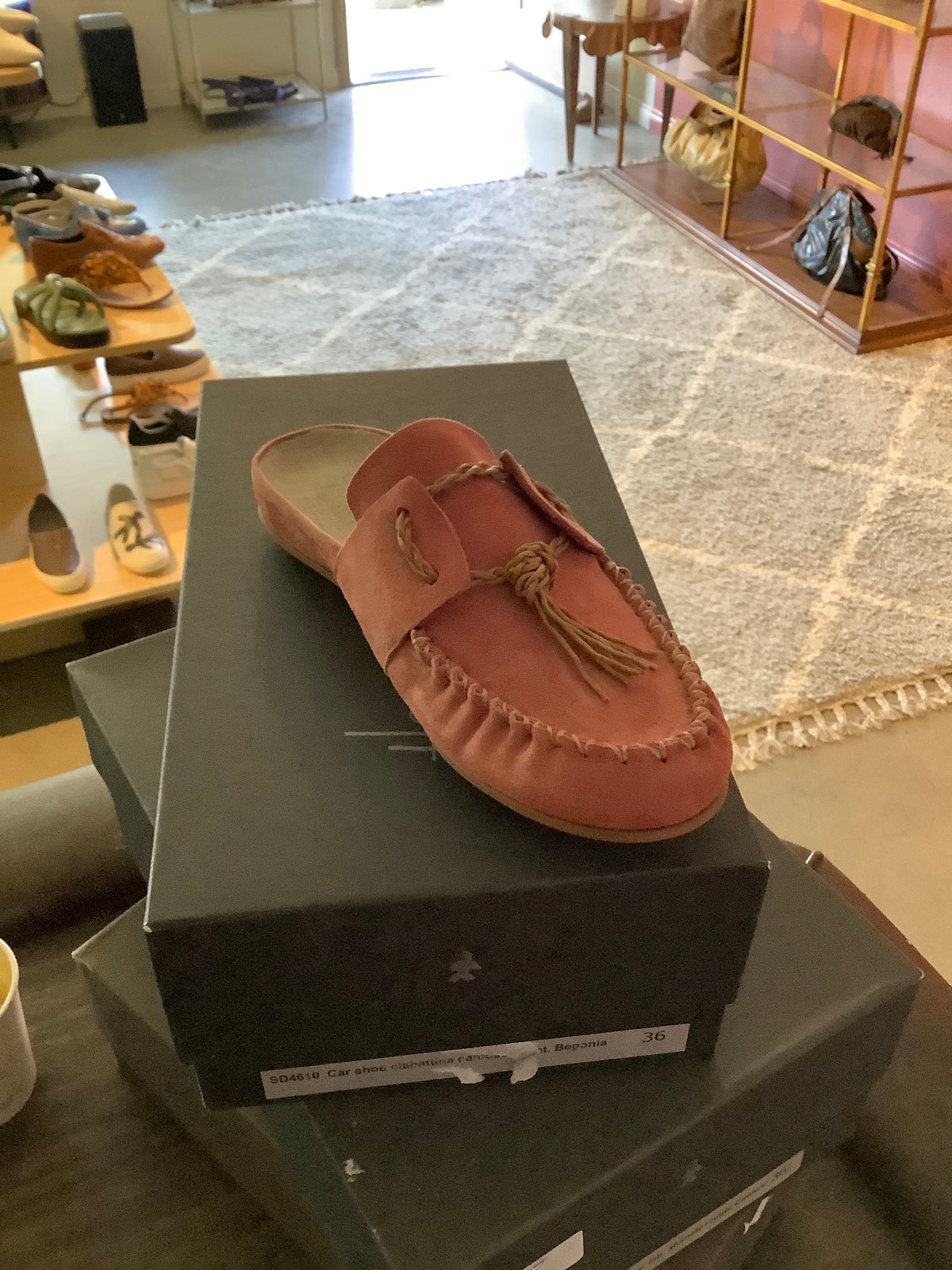 Car Shoe Ciabattina Begonia