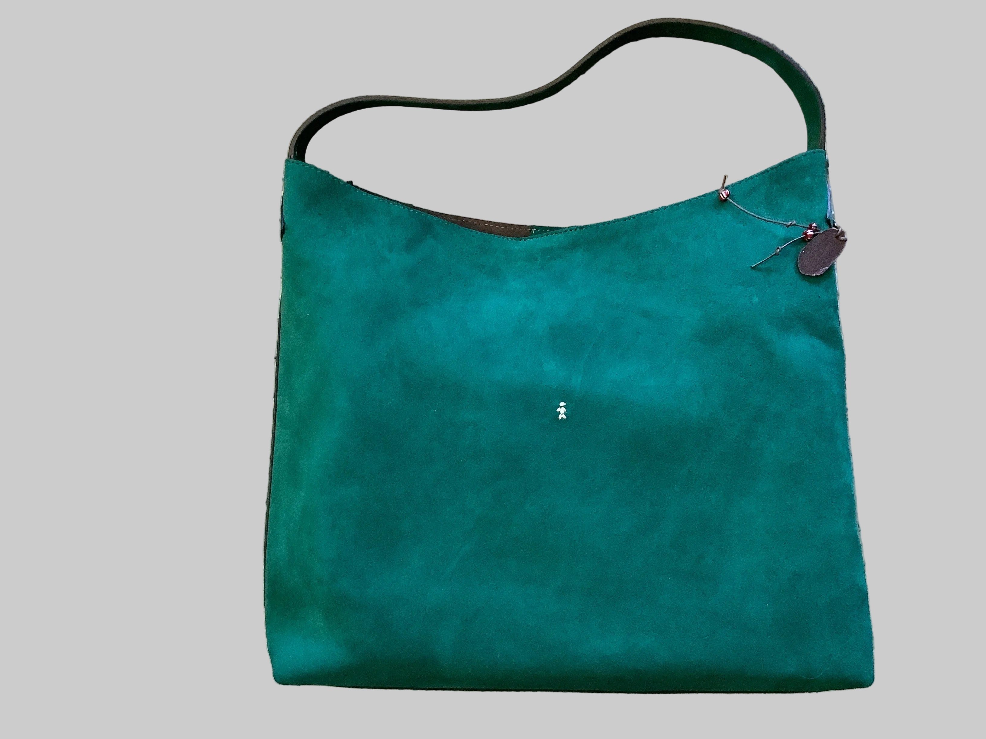 Archival Treasure Henry Beguelin Suede Tote