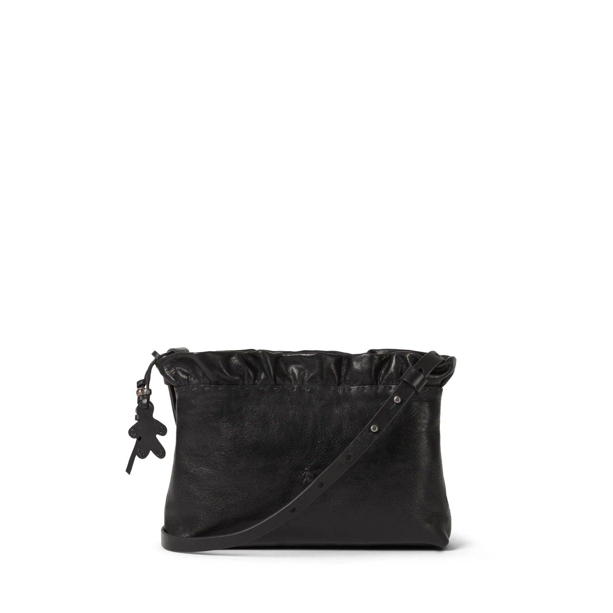 Ruched Zip Clutch York