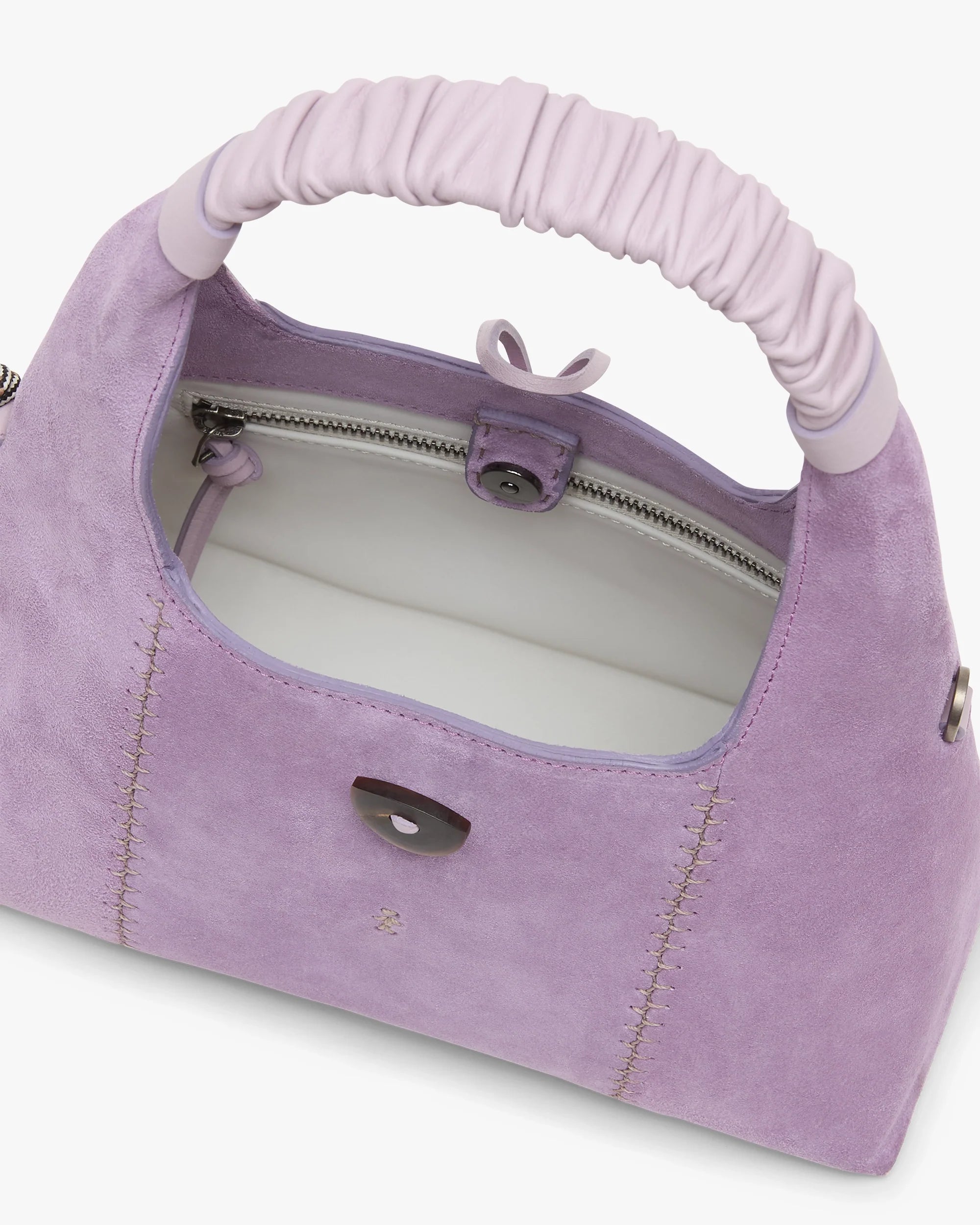 Paige Micro Suede Shoulder Bag