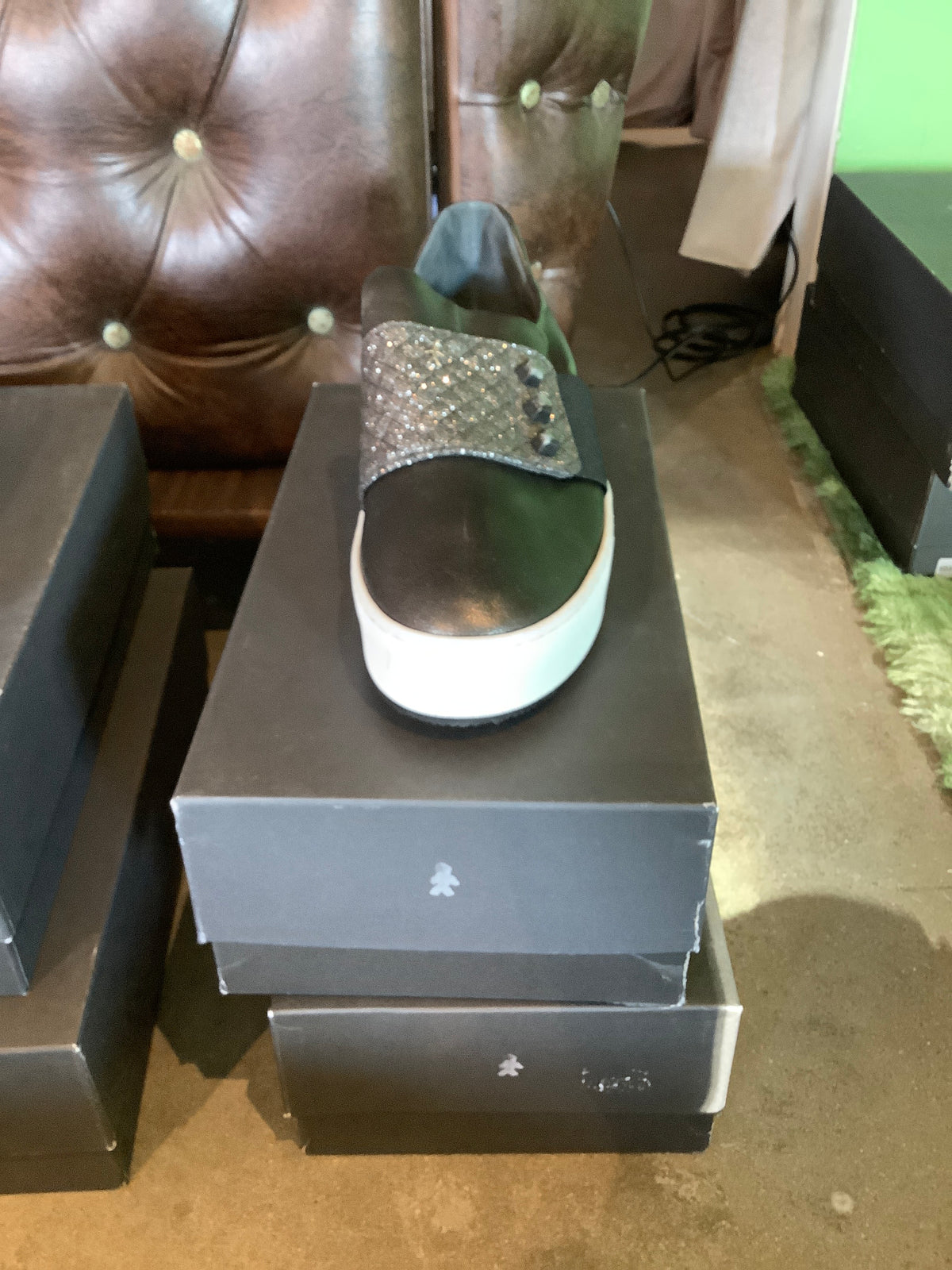 Pantofola Metal Sport Diamond Cenere