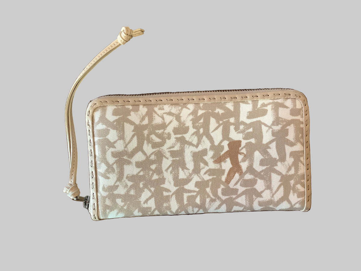 Archival Treasure Henry Beguelin Wallet Ocean Omino Stand Out Beige