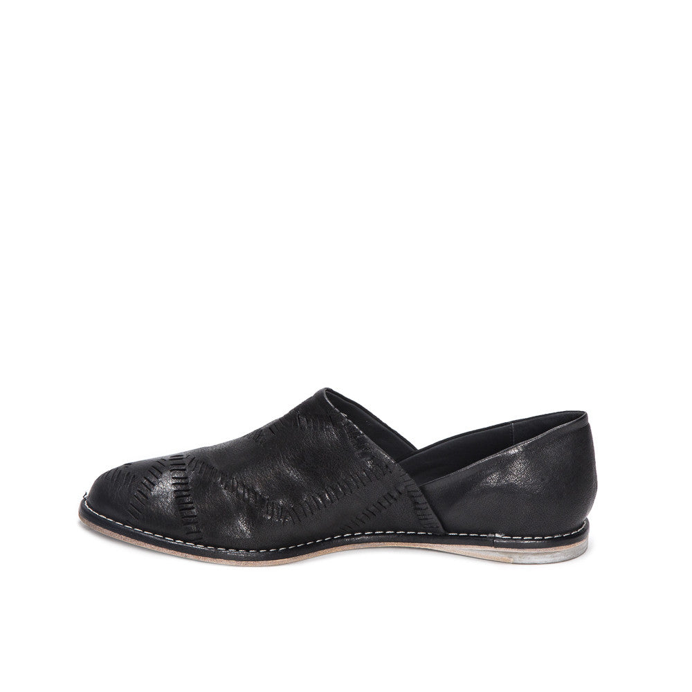 Slipper Patchwork Black