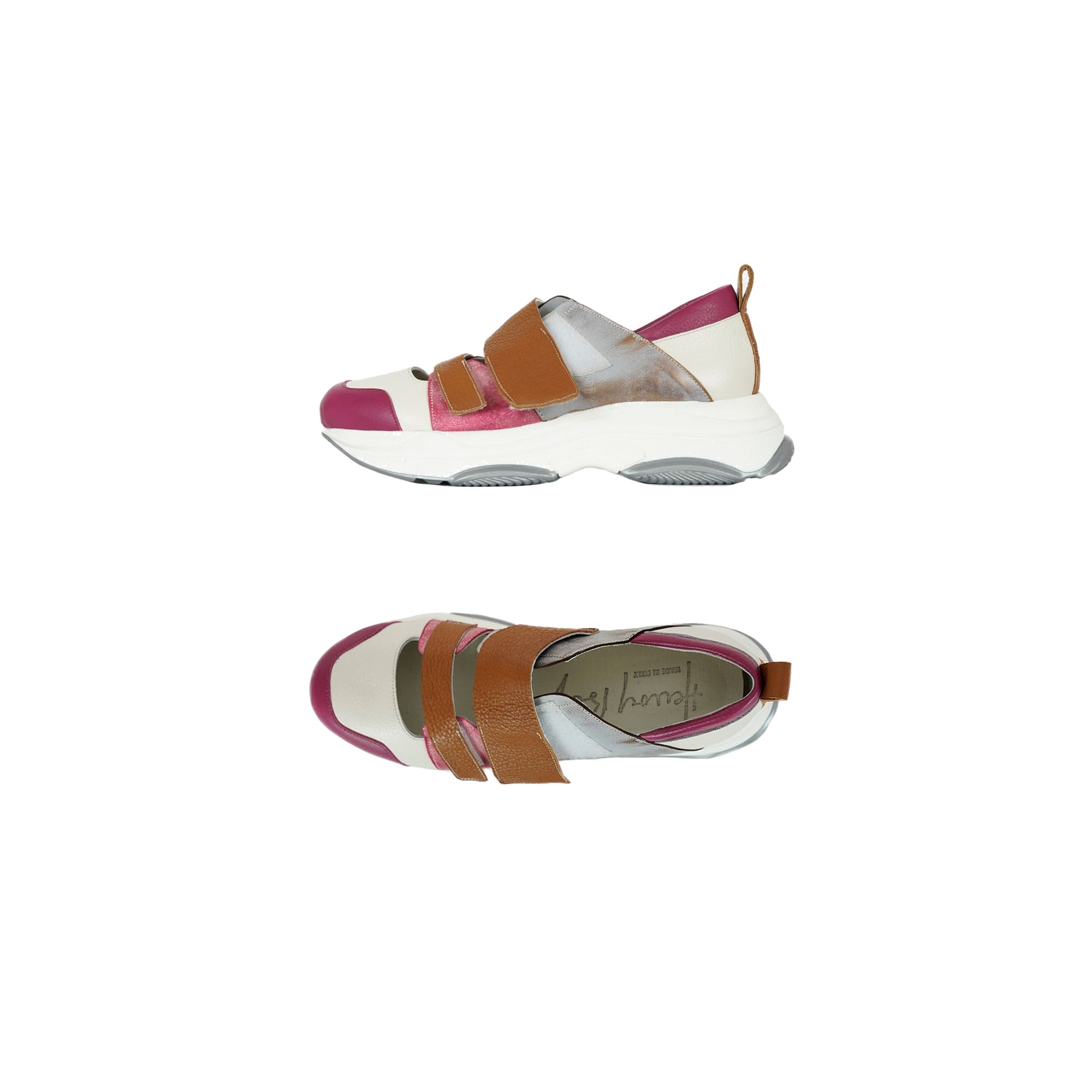 Open-Air Sneaker Cervo/Metal Sport Fuxia