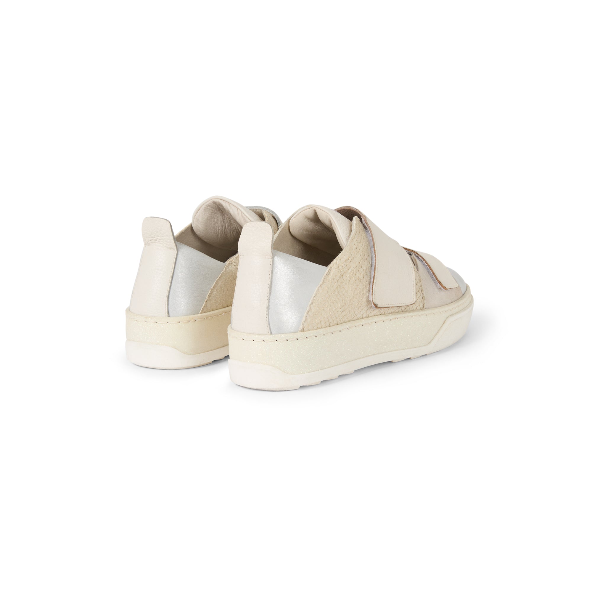 Sneaker Straps Metal Sport Cervo Chalk White