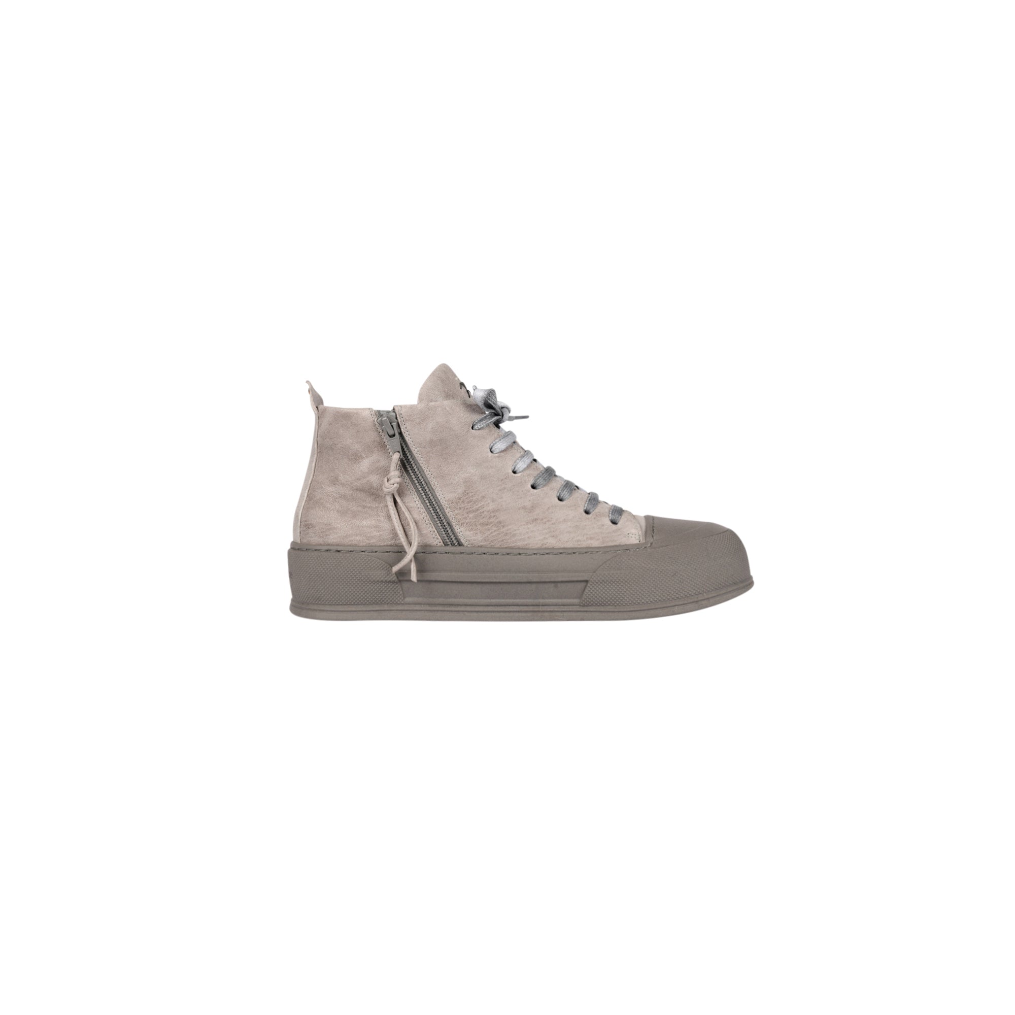 High Top Sneaker Vegetal Wash Anthracite