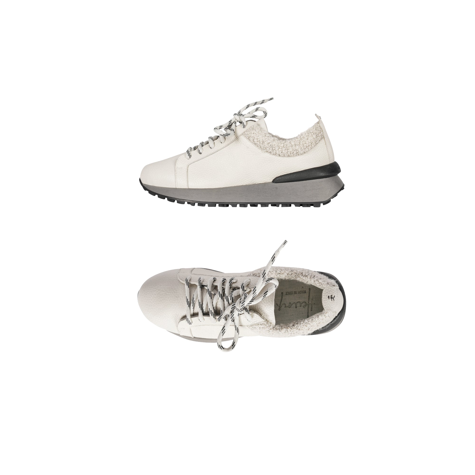Wool Sneaker Cervo Gesso