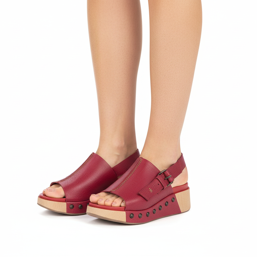 Platform Sandal Martellato Fire