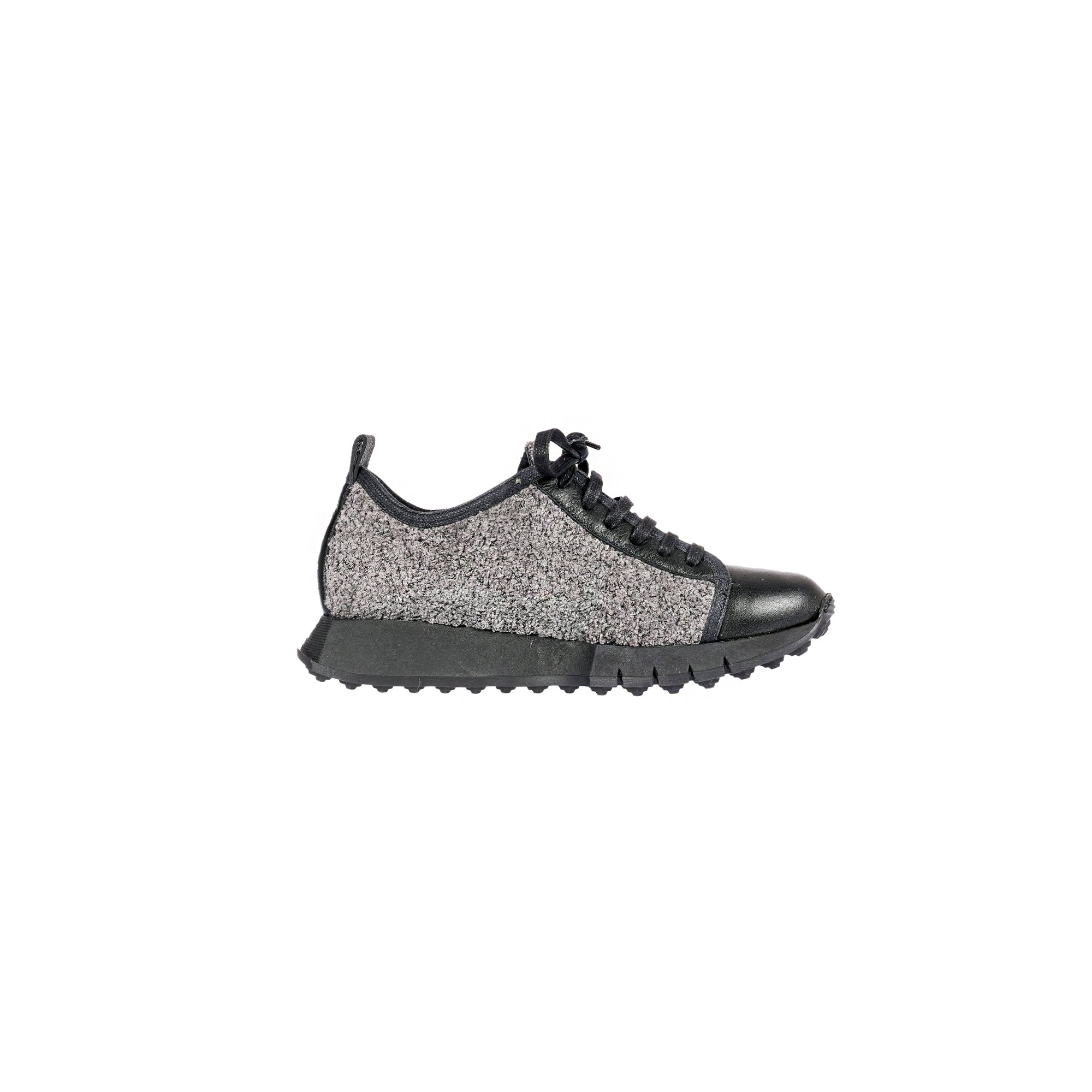 Sneaker Curly Wool Charcoal