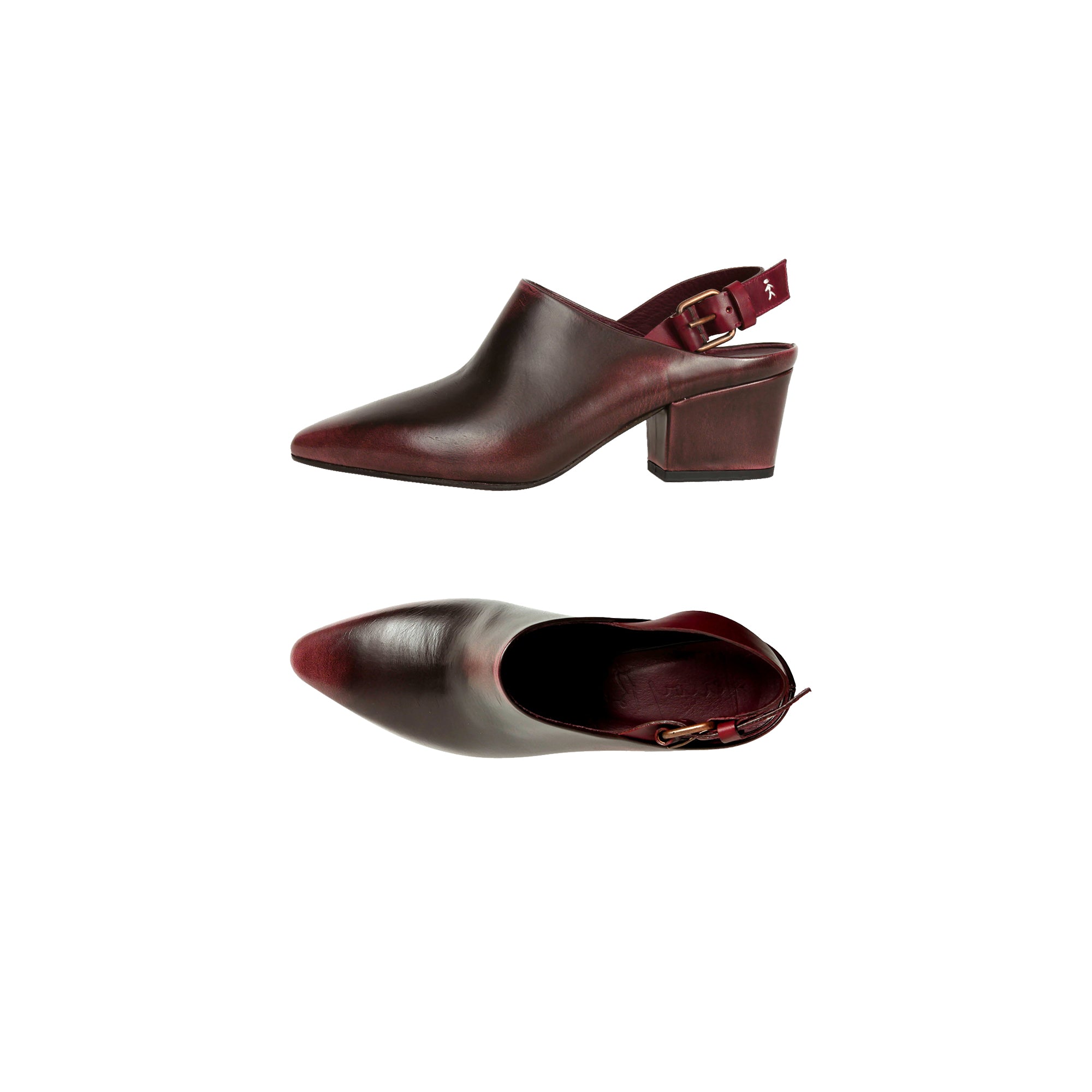 Mid-heel SlingbackSpazzolato Cyclamen ( Fabbrica ? )
